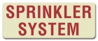 Sprinkler System Label