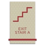 Stairway Exit Sign - DC Compliant