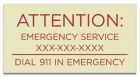 Utah Emergency Pool Sign