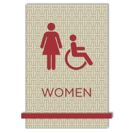 Women Sign w/Female & ISA Symbols