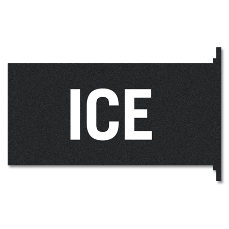 1-Line Flag Overhead Sign