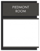 2-Line Common Room Sign w/Window (Horizontal)
