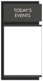 2-Line Informational Sign w/ Insert Window