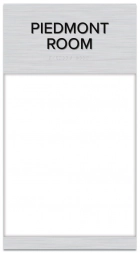 2-Line Meeting Room Sign w/Window