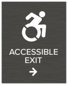 Accessible Direction Sign w/ Dynamic ISA