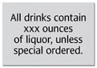 Alcohol Warning Sign - Alabama Compliant