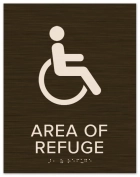 Area of Refuge Sign - ISA Symbol
