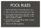 Arizona Pool and Spa Rules Sign