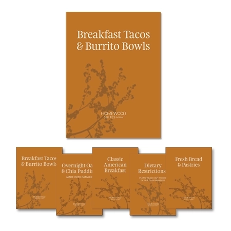 Breakfast Section inserts (Set of 5) - Replacement
