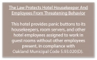CA Housekeeper Protection Notice - 3 Pack - Acrylic