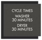Cycle Times Informational Sign