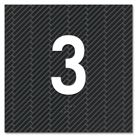 Elevator Door Jamb Sign