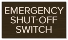 Emergency Shut Off Switch