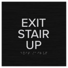 "Exit Stair Up" Egress Sign - CA Compliant