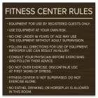 Fitness Center Rules