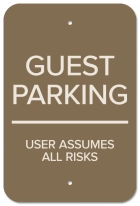 "Guest Parking" Sign