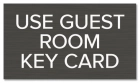 Guest Room Key Card Sign