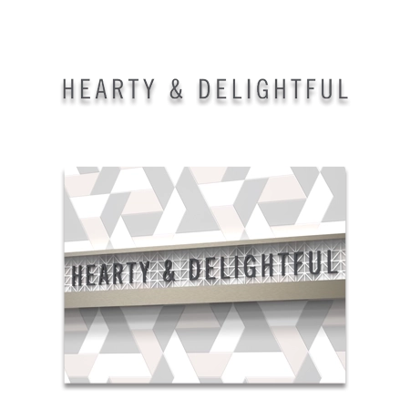 Hearty & Delightful Dimensional Letters