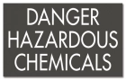 Indiana Hazardous Chemicals Sign
