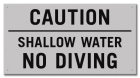 Maricopa County, Arizona No Diving Sign
