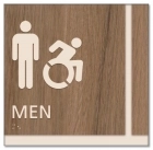 Men Sign w/Male & Dynamic ISA Symbols