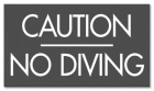 Ontario Canada No Diving Sign