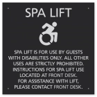 Pool Lift Rules w/Dynamic ISA Symbol - Large