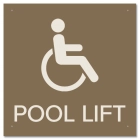 Pool Lift w/ISA Symbol - Large