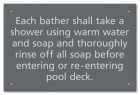 Province Pool Rules Sign - Ontario Compliant: Canada