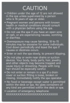 Province Spa Rules Sign - Ontario Compliant: Canada