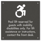 Reserved for guests with mobility disabilities onlyDynamic ISA Symbol