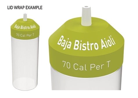 Sauce Bottle Lid Toppers - Set of 10English Version