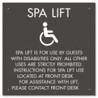 Spa Lift w/ISA Symbol - Large
