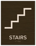 Stairs Sign w/Symbol