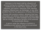 State Pool Sign - Beach Rules - Illinois Compliant