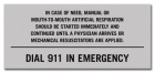 State Pool Sign - Dial 911 In Emergency - Nevada Compliant