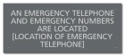 State Pool Sign - Emergency Phone - Nevada Compliant