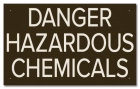 State Pool Sign - Hazardous Chemicals - Indiana Compliant