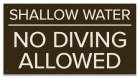 State Pool Sign - No Diving