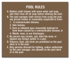 State Pool Sign - Pool Rules - Alaska Compliant