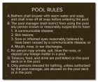 State Pool Sign - Pool Rules - Alaska Compliant