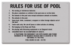 State Pool Sign - Pool Rules and Regulations - Mobile, AL Compliant