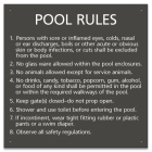 State Pool Sign - Pool Rules - Arizona Compliant