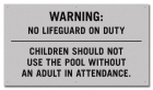 State Pool Sign - Pool Rules - Arkansas Complaint