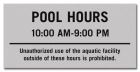 State Pool Sign - Pool Rules - Delaware Compliant