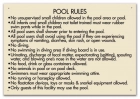 State Pool Sign - Pool Rules - Maine Compliant