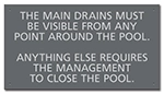 State Pool Sign - Pool Rules - Montana Compliant