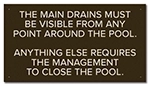 State Pool Sign - Pool Rules - Montana Compliant