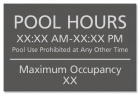 State Pool Sign - Pool Rules - New York Compliant