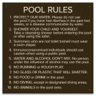State Pool Sign - Pool Rules - Oregon Compliant